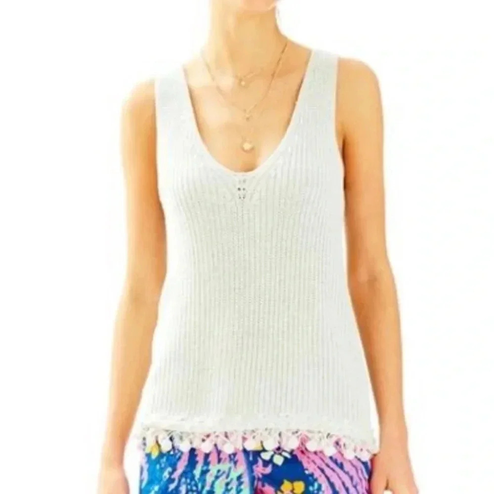 Lilly Pulitzer Sleeveless Sweater Tunic Size Small